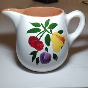 Stangl Pottery Creamer Festival Pattern Vintage Small Pitcher
